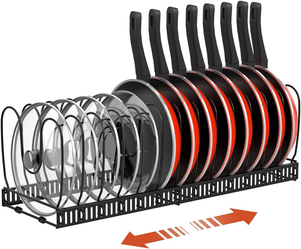 Adjustable Pot Lid Organizer