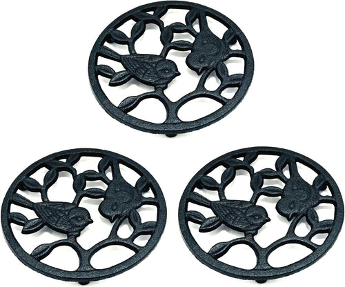 Cast Iron Trivet Set (3-Pack)
