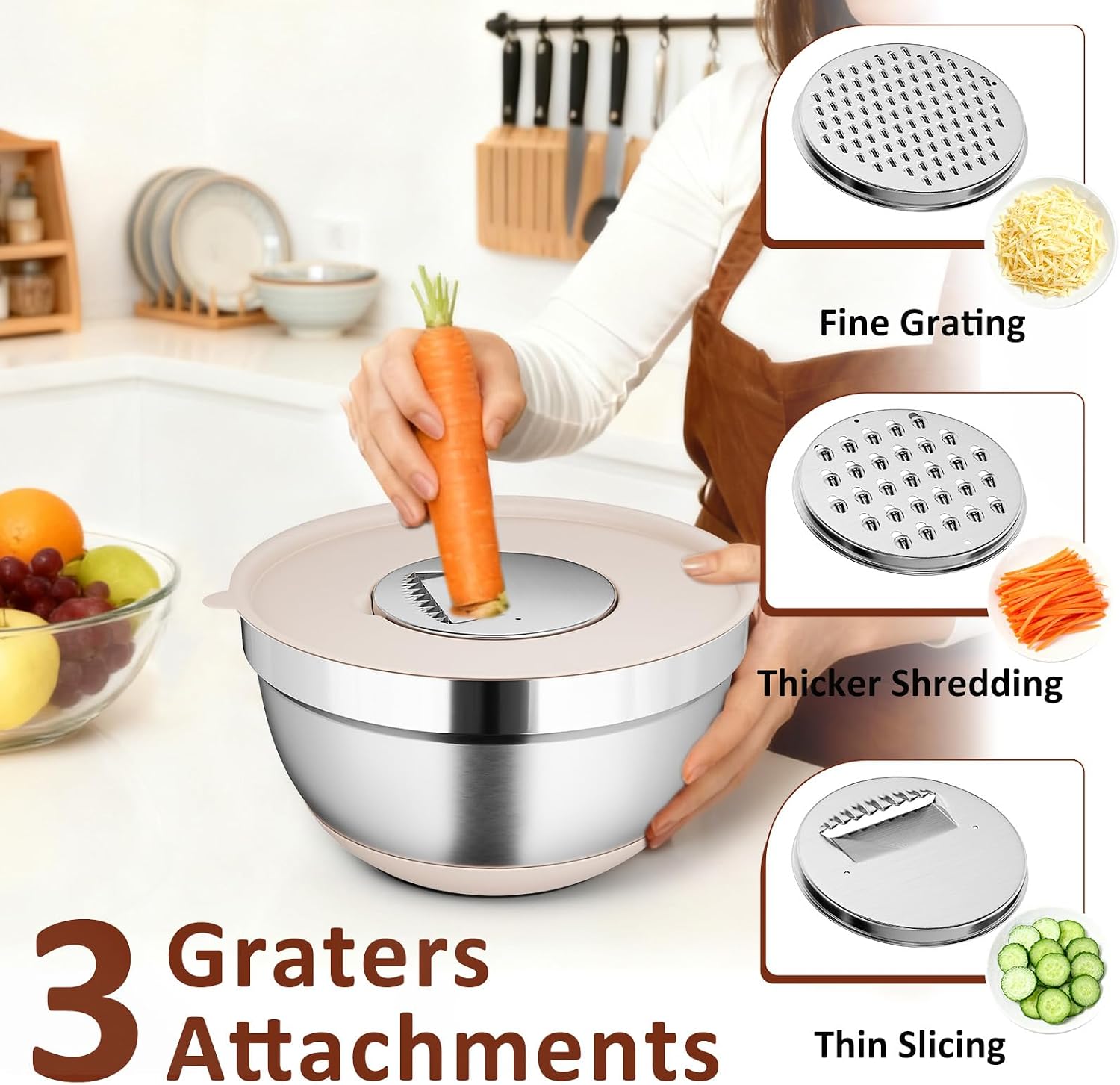 Stainless Steel Mixing Bowls Set