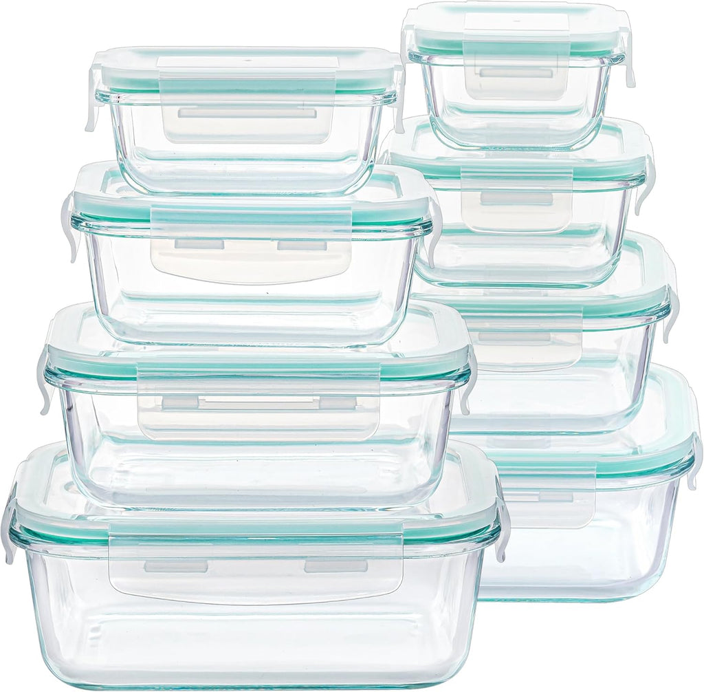 Glass Food Storage Containers Set